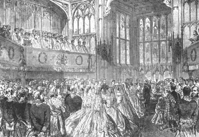 Ślub księżnej Heleny z księciem Chrystianem Szlezwiku-Holsztynu... 1866, 1901. autorstwa Unbekannt