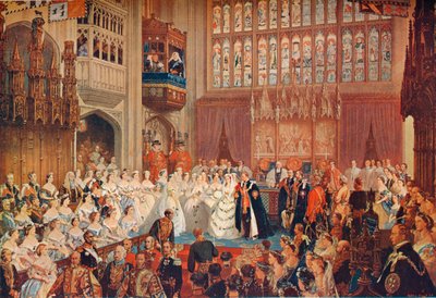 Ślub księcia Walii, 1863 1906 autorstwa Unbekannt