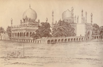 Mauzoleum Ibrahima Shaha, króla Bijapur, w Bijapur, 1821, 1936. autorstwa Unbekannt