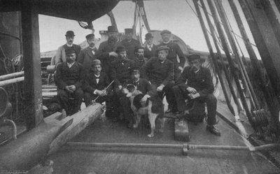 Członkowie ekspedycji po powrocie do Christianii, c1893-1896, 1897 autorstwa Unbekannt