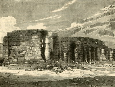 Memnonium w Tebach, 1890. autorstwa Unbekannt