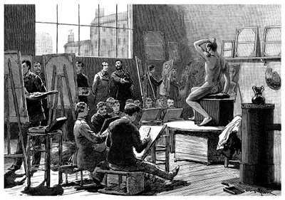 Model, 1882 autorstwa Unbekannt