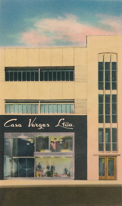 Nowoczesny dom towarowy Casa Vargas Ltda., Barranquilla, c1940 autorstwa Unbekannt