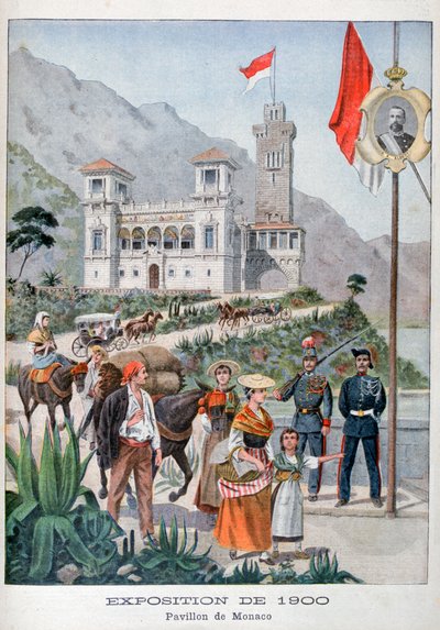 Pawilon Monako na Wystawie Światowej 1900, Paryż, 1900 autorstwa Unbekannt