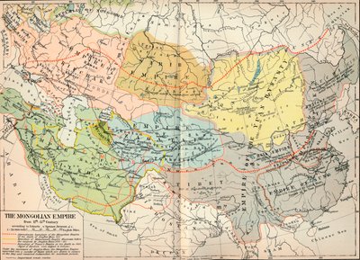Imperium mongolskie XII-XV w., ok. 1903, 1904 autorstwa Unbekannt