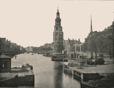 Montelbaanstoren, Amsterdam, Holandia, 1895. autorstwa Unbekannt