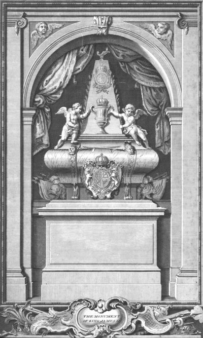 Pomnik króla Jakuba II. Wzniesiony w...Paryżu w 1703 r., ok.1753 autorstwa Unbekannt