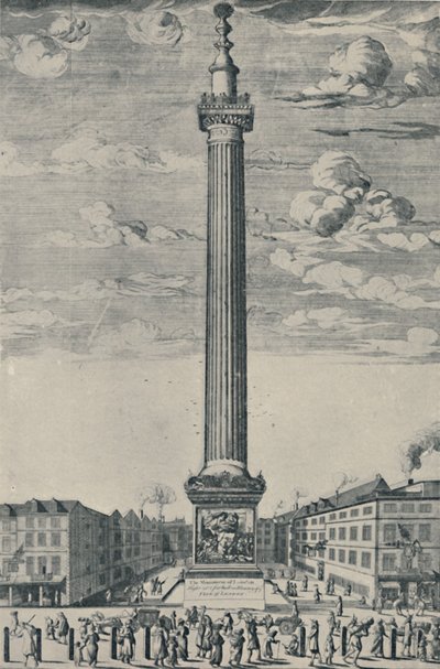 Pomnik Londynu, c1685, 1920 autorstwa Unbekannt
