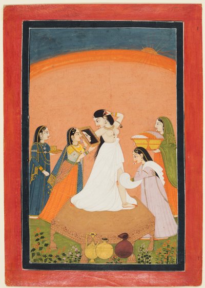 Poranna toaleta, 1810-25. autorstwa Unbekannt