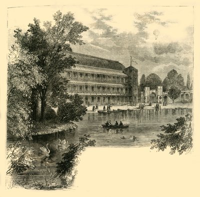 Music Hall, Surrey Gardens, ok. 1878 r. autorstwa Unbekannt
