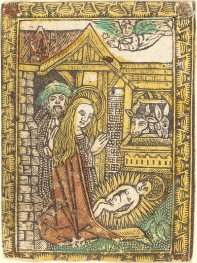 Narodzenia, c. 14701480. autorstwa Unbekannt