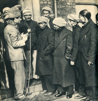 Marynarka jest tutaj. Kozacy ratują brytyjskich marynarzy z Altmark., 1942 r. autorstwa Unbekannt