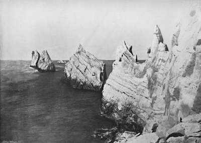 Igły - Widok ogólny, Pokazuje latarnię morską, 1895 autorstwa Unbekannt