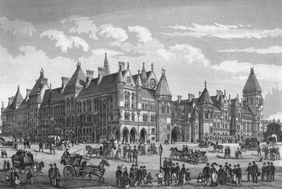 Nowe sądy, Westminster, Londyn, c1878 1878 autorstwa Unbekannt