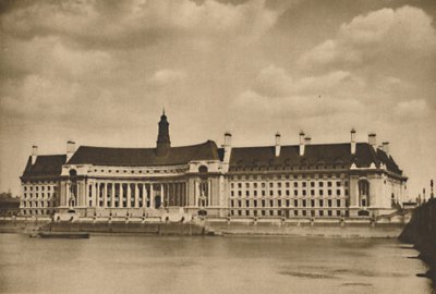 Nowy Pałac nad Tamizą, czyli siedziba Rady Hrabstwa Londynu, c1935. autorstwa Unbekannt