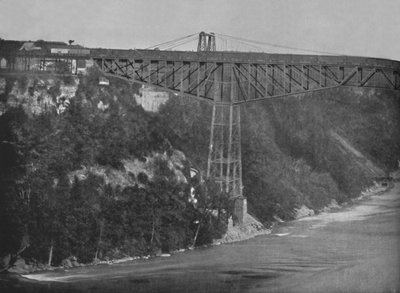 Most wspornikowy Niagara, XIX w. autorstwa Unbekannt