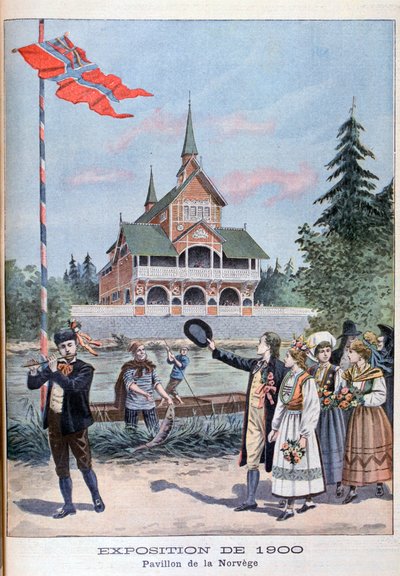 Pawilon norweski na Wystawie Powszechnej 1900, Paryż, 1900 autorstwa Unbekannt