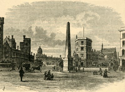 Obelisk w Cyrku św. Jerzego, ok. 1878 r. autorstwa Unbekannt