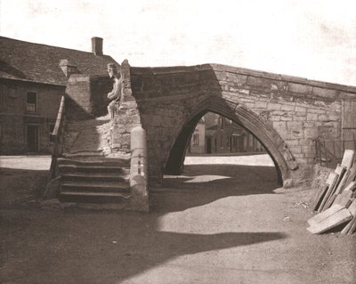 Stary most w Croyland, Lincolnshire, 1894. autorstwa Unbekannt