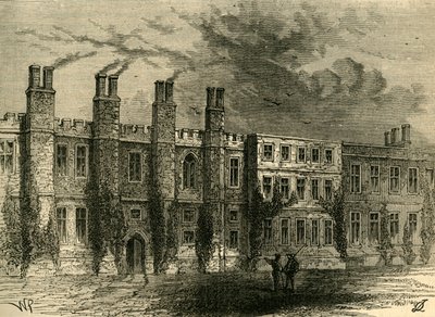 Stary dwór w Chelsea, ok. 1876 r. autorstwa Unbekannt