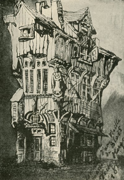 Stary dom w Blois, XIX wiek, 1902 autorstwa Unbekannt