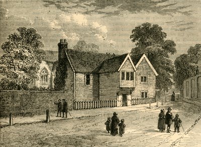 Stara plebania, Stoke Newington, 1858, c1876. autorstwa Unbekannt