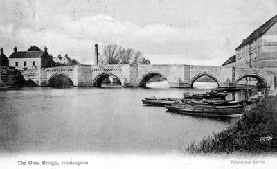 Most Ouse, Huntingdon, Cambridgeshire, 1905 autorstwa Unbekannt