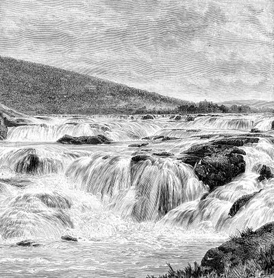Wodospad Paikari w Nilgiris, Indie, 1895 autorstwa Unbekannt