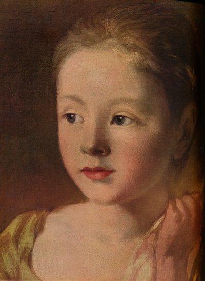 Córki malarzy w pogoni za motylem, detal, c1756, 1937 autorstwa Unbekannt