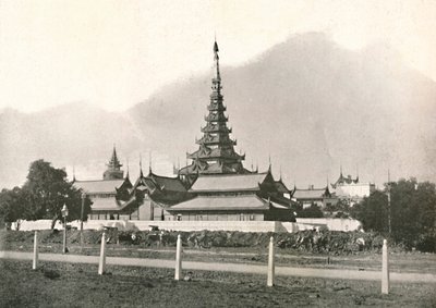 Pałac, Mandalaj, 1900. autorstwa Unbekannt