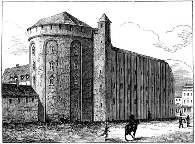 Pałac w Trêves, Francja, ok. XVII w. 1849 autorstwa Unbekannt