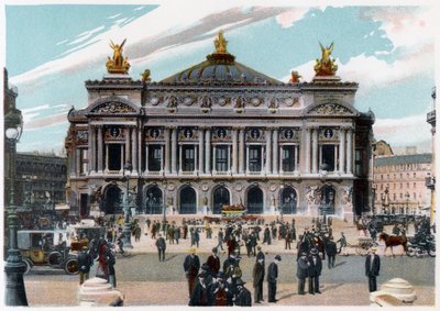 Palais Garnier, Paryż, ok. 1900 autorstwa Unbekannt