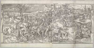 Przejazd karawany z fryzu Ces Moeurs et fachons de faire de Turcz Customs ..., 1553. autorstwa Unbekannt