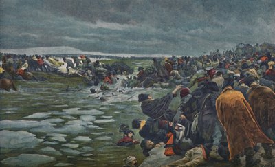 Pasaż Berezyny, listopad 1812, 1896. autorstwa Unbekannt