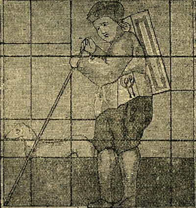Pedlar i jego pies, dawniej w kościele Lambeth, c1878. autorstwa Unbekannt