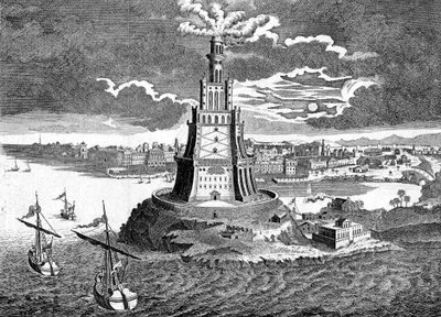 Faros z Aleksandrii, XVIII wiek autorstwa Unbekannt