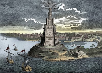 Faros z Aleksandrii, XVIII wiek autorstwa Unbekannt