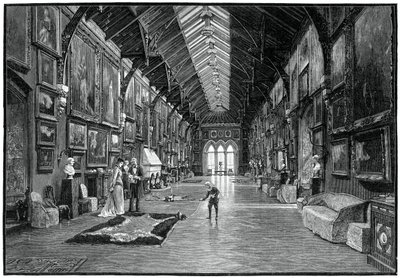 Galeria Obrazów, zamek Kilkenny, ok. XIX w. autorstwa Unbekannt