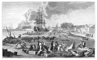 Port Rochefort, 1885 r. autorstwa Unbekannt