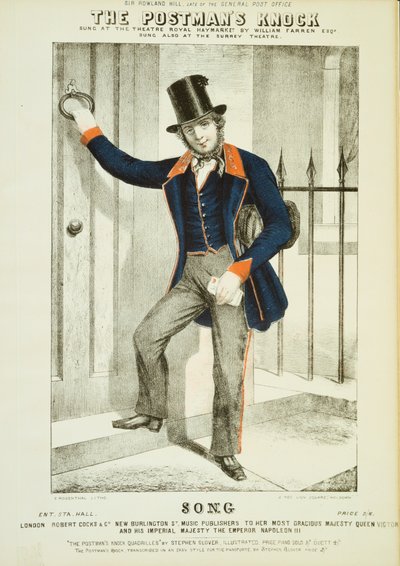 Postmans Knock c1855 . autorstwa Unbekannt