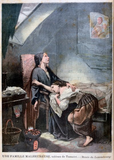 Rodzina uboga, czyli samobójstwo, 1849, 1897 autorstwa Unbekannt