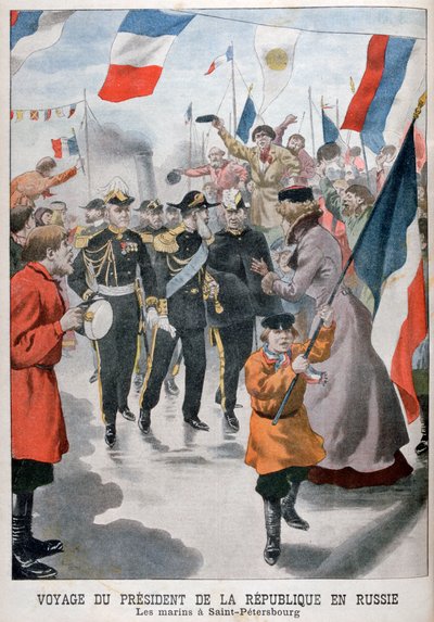 Prezydent Republiki Francuskiej z wizytą w Petersburgu, Rosja, 1902 autorstwa Unbekannt