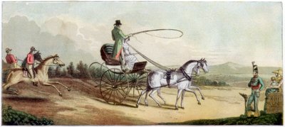 Książę regent wiozący panią Q w drodze do Brighton, koniec XVIII lub początek XIX wieku 1890 r. autorstwa Unbekannt