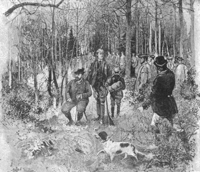 Książę Walii strzelanie do bażantów w Sandringham, 1893, 1901. autorstwa Unbekannt
