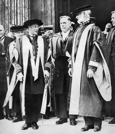Książę Walii i admirał William Sims, Cambridge, 1921 autorstwa Unbekannt