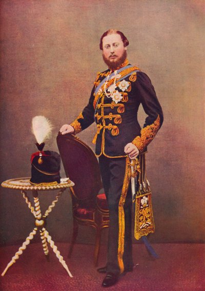 Książę Walii jako pułkownik 10 Huzarów, c1865 1910 autorstwa Unbekannt