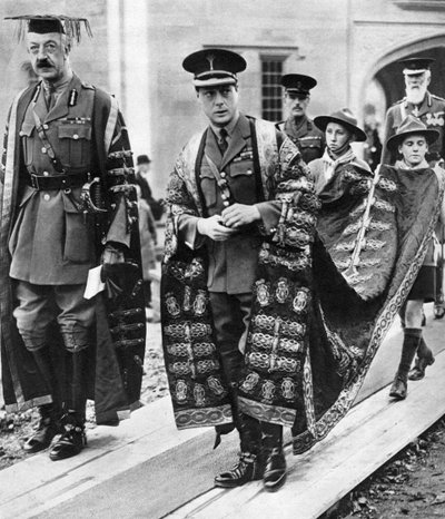 Książę Walii jako rektor Uniwersytetu Walii w Bangor, 1923 r. autorstwa Unbekannt