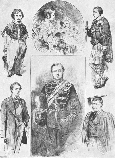 Książę Walii we wczesnych dniach, 1901. autorstwa Unbekannt