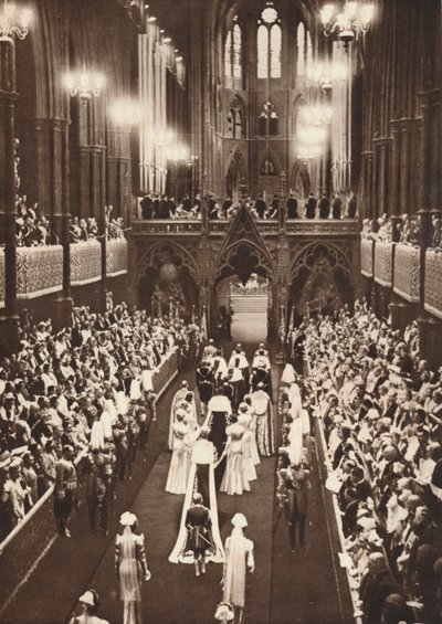 Procesja do opactwa, 1937 autorstwa Unbekannt