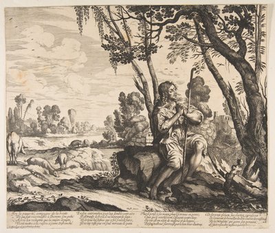 Syn marnotrawny strzegący świń, ca. 1636. autorstwa Unbekannt